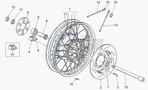 Nevada 750 Base - Club Base/Club drawing Rear wheel