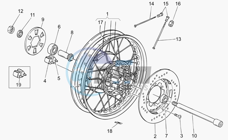 Rear wheel