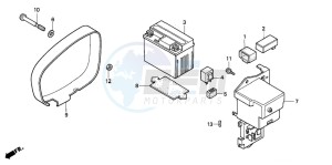 CT110 drawing BATTERY/BATTERY BOX (2)