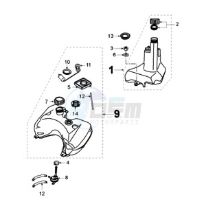 VIVA SL3 drawing TANK AND FUEL PUMP