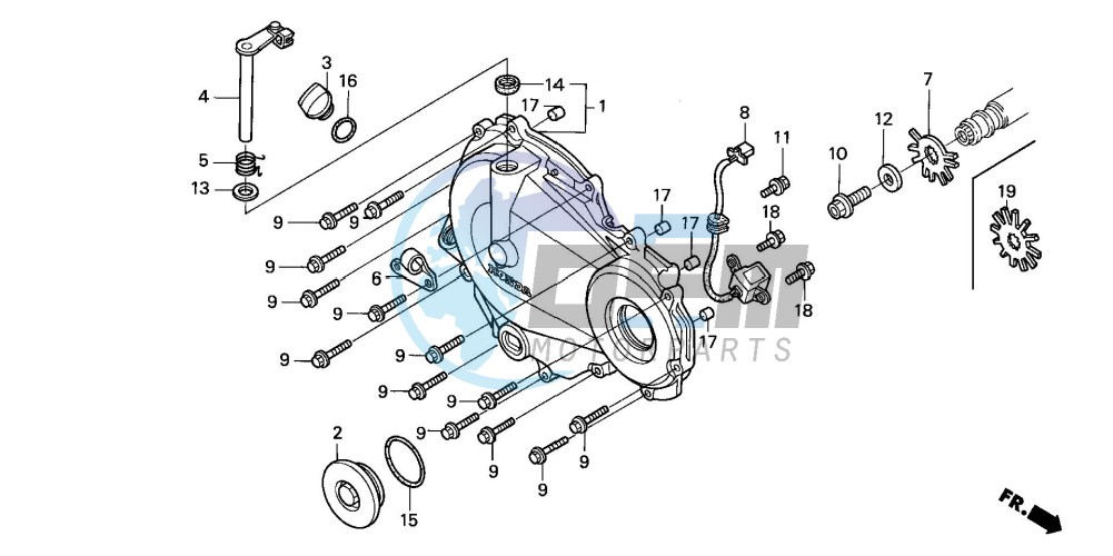 RIGHT CRANKCASE COVER