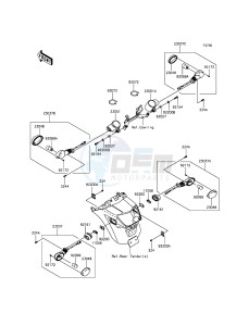 VULCAN_S_ABS EN650BFF XX (EU ME A(FRICA) drawing Turn Signals