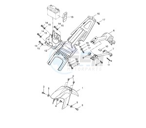 YZF R 125 drawing FENDER