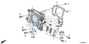 NSS300AD Forza E drawing CYLINDER/ REED VALVE