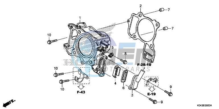 CYLINDER/ REED VALVE