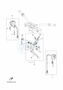 MT-125 ABS MT125-A (BR37) drawing HANDLE SWITCH & LEVER