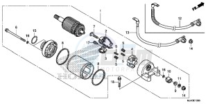 VT750C2SD UK - (E) drawing STARTER MOTOR