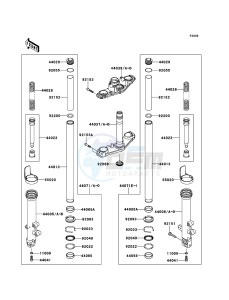 ER-6n ER650A7F GB XX (EU ME A(FRICA) drawing Front Fork