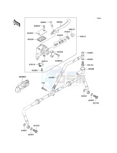 KVF 360 B [PRAIRIE 360] (B1-B3) [PRAIRIE 360] drawing FRONT MASTER CYLINDER