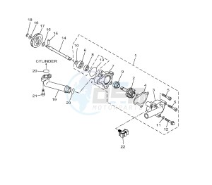 VP X-CITY 250 drawing WATER PUMP