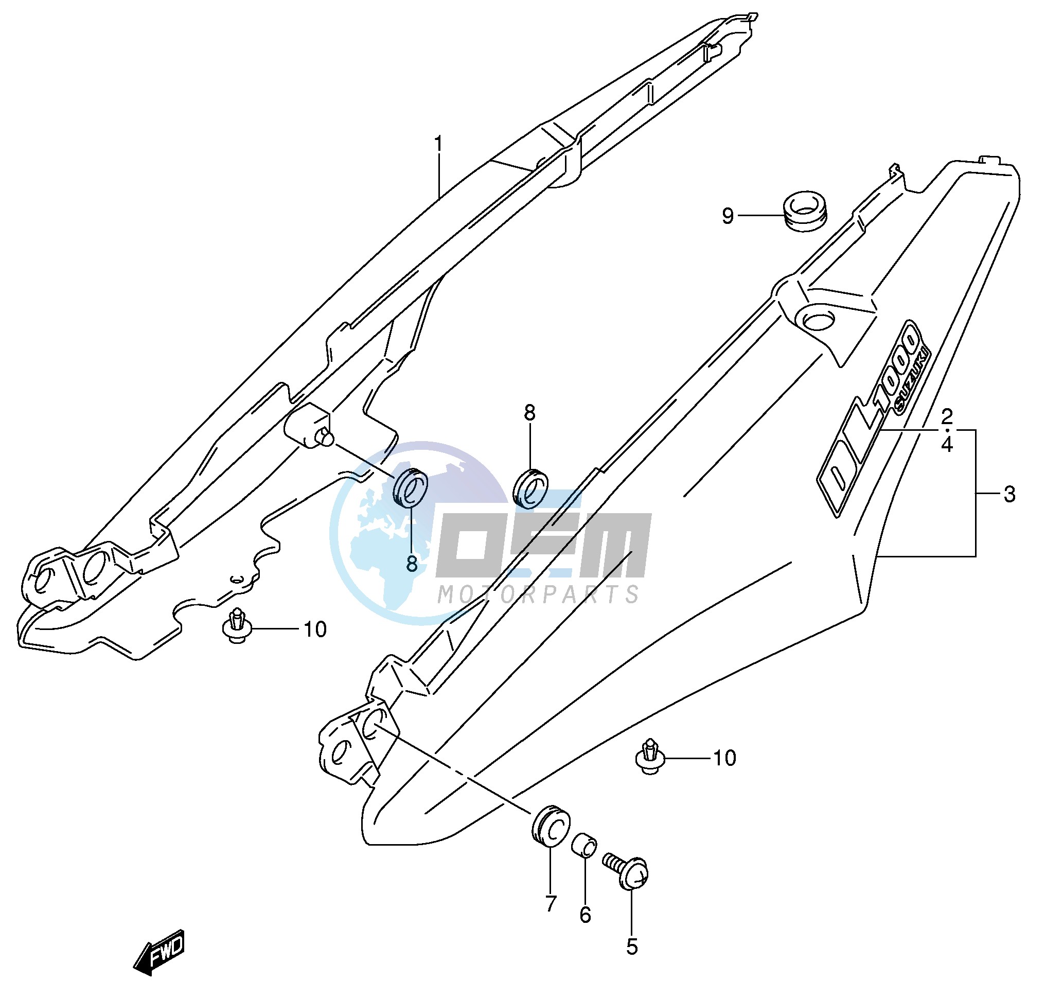 SEAT TAIL COVER (MODEL K5)