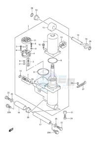 DF 50 drawing Power Trim