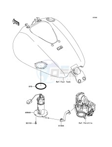 VN1700_CLASSIC_ABS VN1700FCF GB XX (EU ME A(FRICA) drawing Fuel Pump