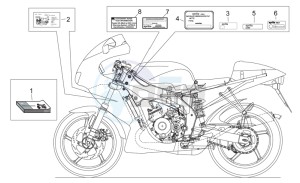 RS 125 drawing Plate set and handbook