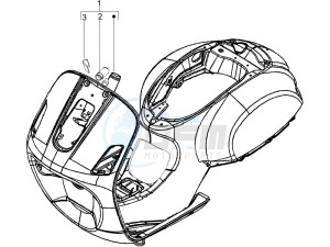 LXV 150 4T USA drawing Frame - bodywork