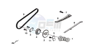 JOYMAX Z 300I ABS (L9) EU drawing CAM SHAFT COMP