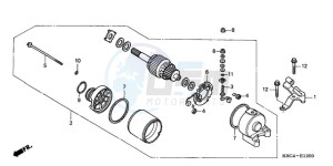 CRF250X9 Europe Direct - (ED / CMF) drawing STARTING MOTOR