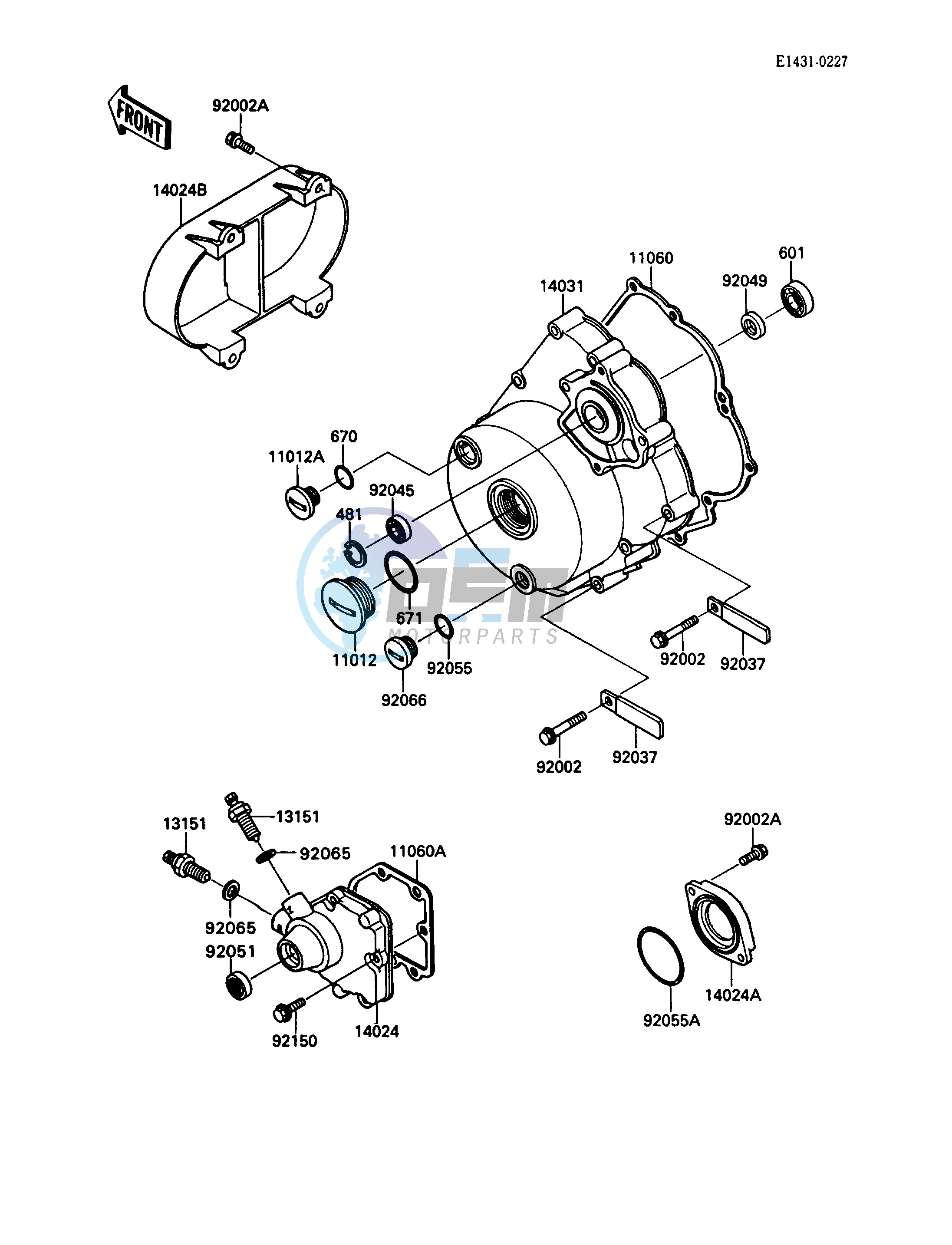 ENGINE COVER-- S- -