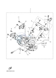 XT1200ZE SUPER TENERE ABS (2KB4) drawing INTAKE 2