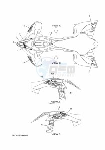 YFZ450R (BKD5) drawing GRAPHICS