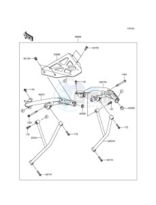 ER-6N ER650EEF XX (EU ME A(FRICA) drawing Accessory(Top Case Bracket)