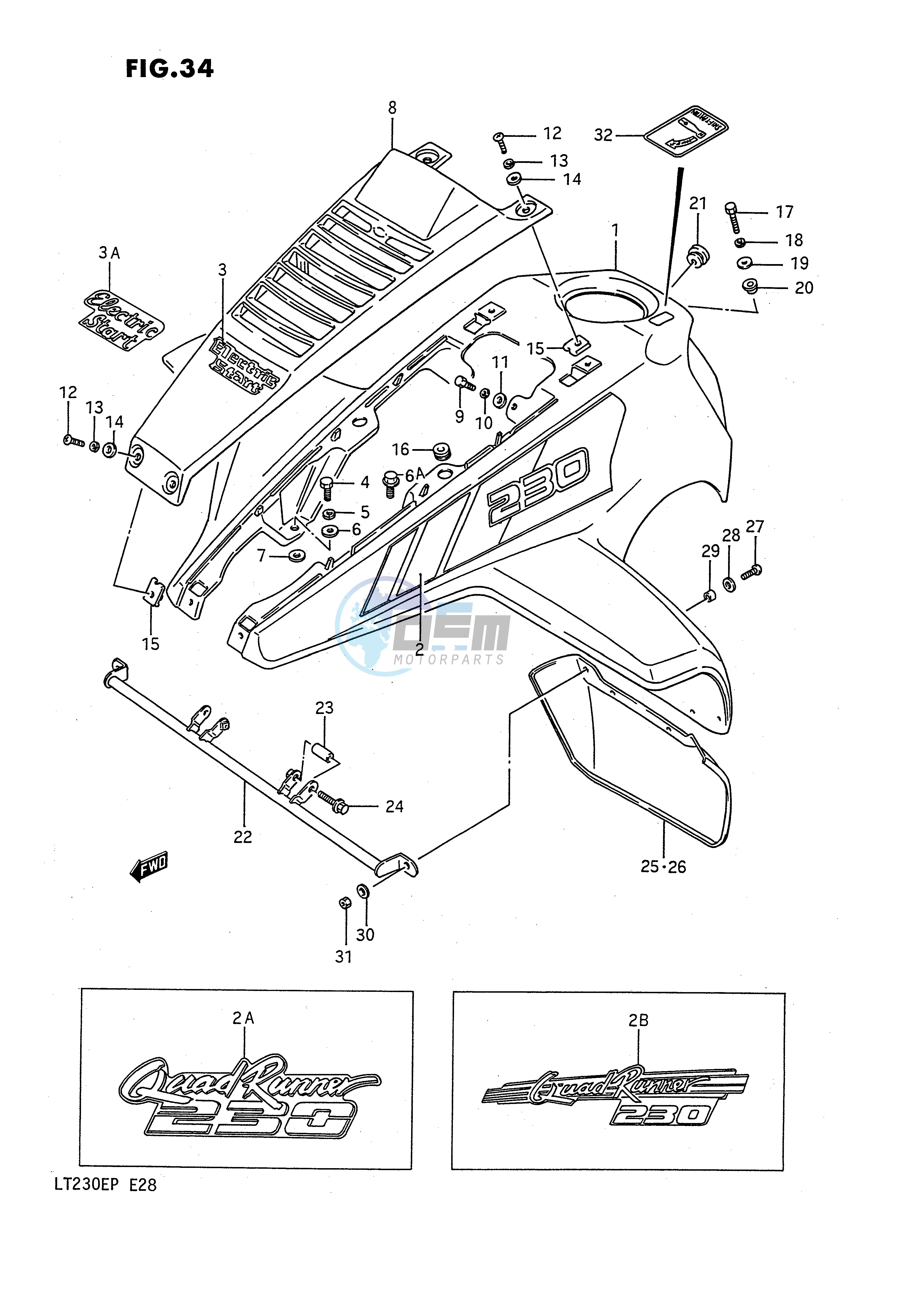 FRONT FENDER (MODEL H J K)