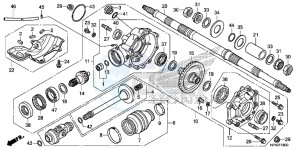 TRX420TMD TRX420 Europe Direct - (ED) drawing REAR FINAL GEAR