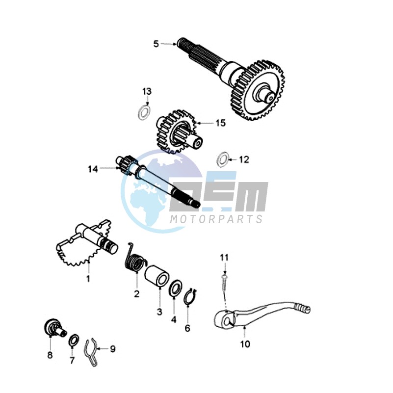 DRIVE SHAFTS / KICKSTARTER