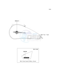 VN 900 B [VULCAN 900 CLASSIC] (6F-9F) B6F drawing DECALS