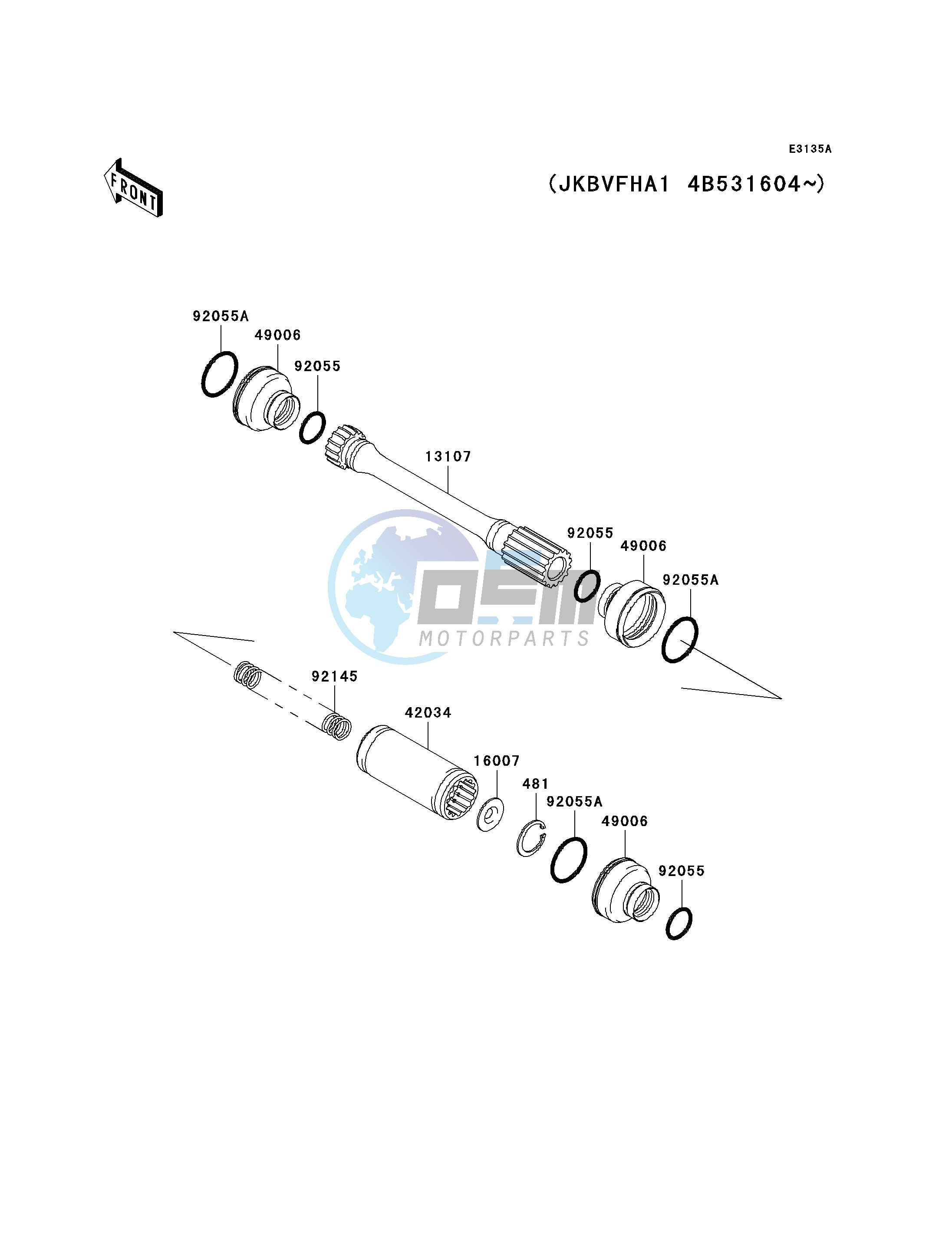 DRIVE SHAFT-PROPELLER-- A2_A3- -