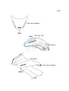 ER-6f EX650CBF GB XX (EU ME A(FRICA) drawing Decals(M.S.Black)