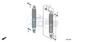 FES150A9 Europe Direct - (ED / ABS 2ED) drawing REAR CUSHION