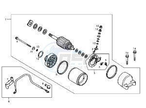 SENDA SM - 125 drawing STARTING MOTOR