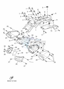 XSR700 MTM690 (BEE1) drawing SIDE COVER