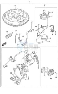 DF 30A drawing Starting Motor Manual Starter