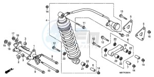 XL1000VA9 Europe Direct - (ED / ABS) drawing REAR CUSHION (XL1000VA)