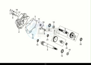 ORBIT III 50 (XE05W2-NL) (E5) (M1) drawing MISSION CASE-DRIVE SHAFT