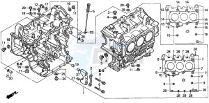 GL1500CD drawing CYLINDER BLOCK