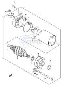 GZ250 (P3) drawing STARTING MOTOR