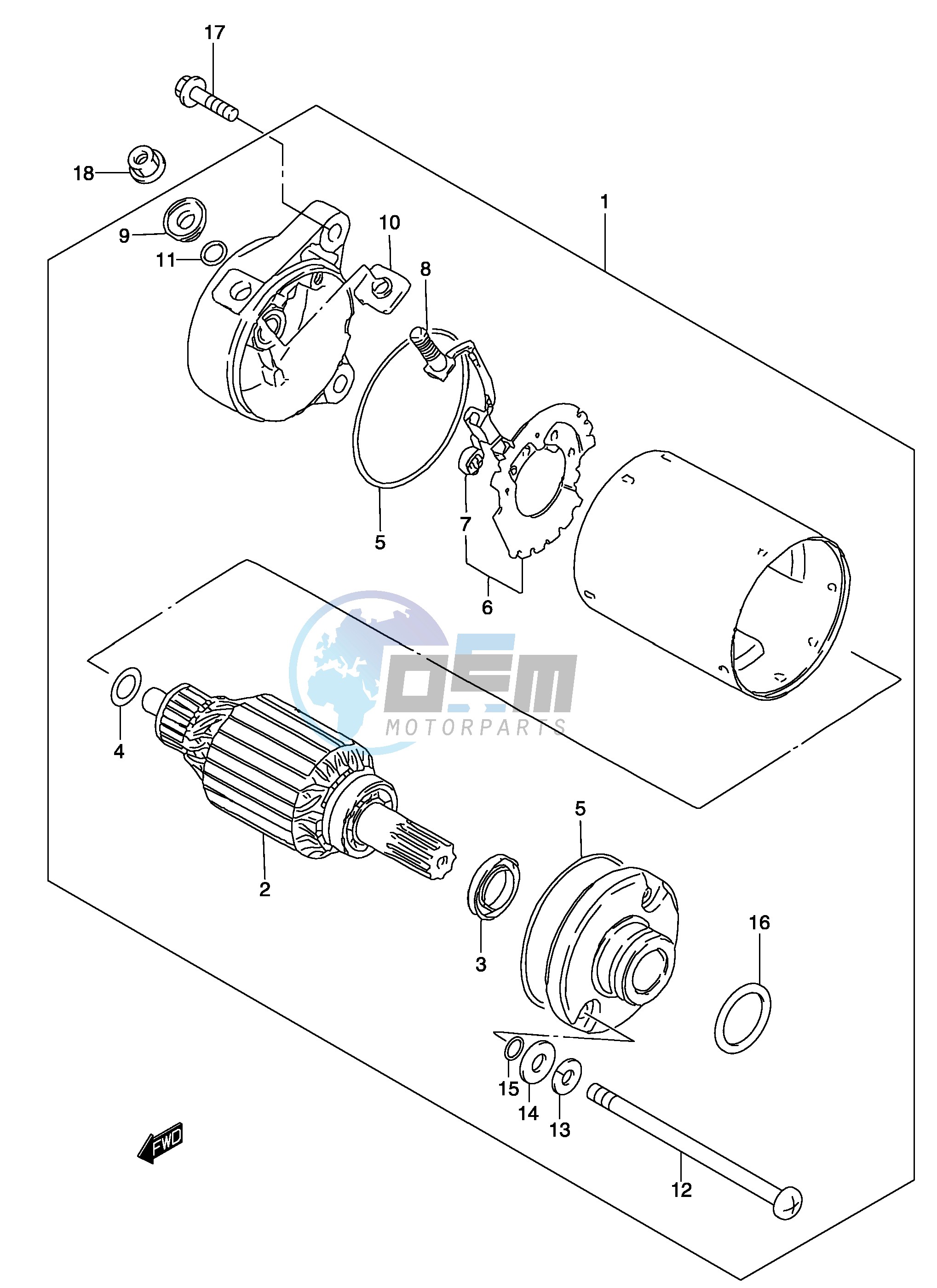 STARTING MOTOR