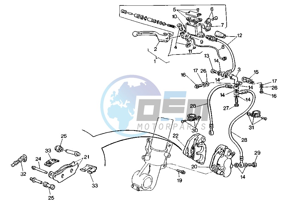 FRONT BRAKE SYSTEM