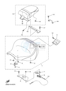 XVS1300A MIDNIGHT STAR (12C7) drawing SEAT