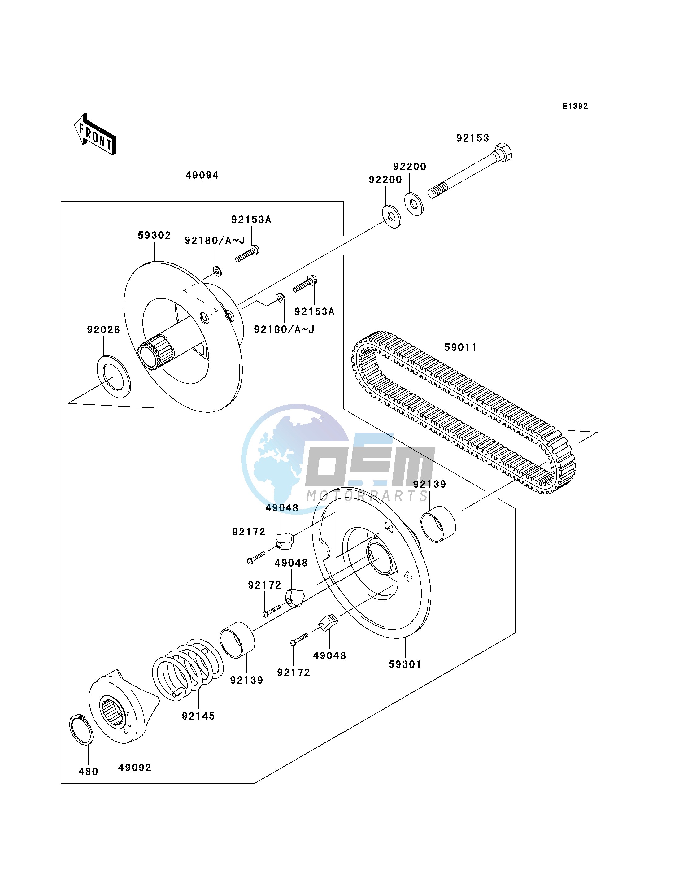 DRIVEN CONVERTER_DRIVE BELT