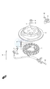 DF 9.9B drawing Magneto Manual Starter