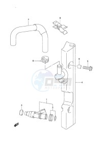 DF 40A drawing Fuel Injector