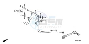 NVS502SH9 TU drawing STAND/KICK PEDAL