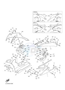 YZF-R6 600 R6 (2CXA) drawing COWLING 2