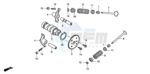 NVS502SH drawing CAMSHAFT/VALVE