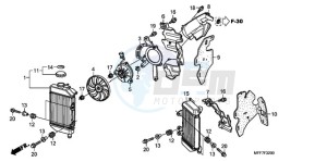 XL700V9 France - (F / CMF SPC) drawing RADIATOR