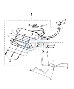 FIGHT 4 50 4T DARKSIDE drawing EXHAUST